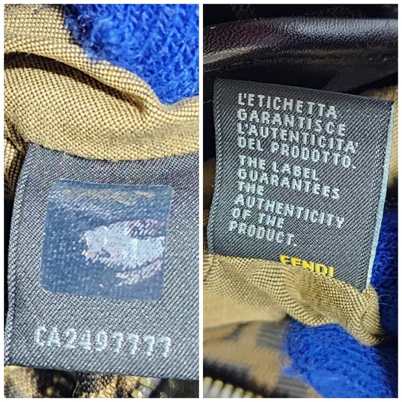 FENDI Zucca Small Chef Shopping Tote Bag Tobacco Moro Brown - Picture 10 of 15